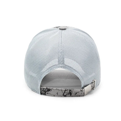 Chapeau d'été pour homme, visière de sport d'extérieur, casquette de baseball à dos en maille, casquette de pêche décontractée et respirante, casquette de camionneur