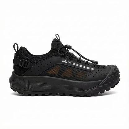 CAMSSOO hiking shoes men summer breathable non-slip running shoes travel outdoor sports cushioning casual boots off-road shoes