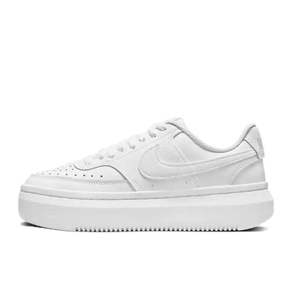 Nike Court Vision Alta Women's Low-Top Basketball Shoes Soft & Comfortable, Durable White/Black DZ5394-107