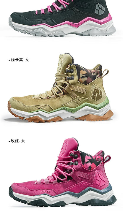 Botas de Caminhada RAX para Mulher Impermeáveis, Sapatilhas de Trekking Leves, Botas de Montanhismo Antiderrapantes para Desportos ao Ar Livre e Turismo