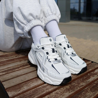 Baasploa Women Running Shoes Fashion Lightweight Mesh Non-slip Jogging Sneaker Female Outdoor Breathable Colorful Casual Shoes