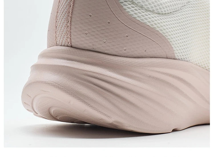 Sapatilhas de Corrida Xtep para Mulher 2025 Verão Novidade Resistentes Leves Casuais com Amortecimento de Impacto e Malha Respirável 875418110054
