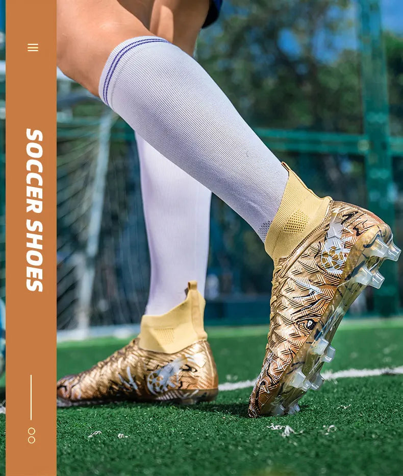New Men Professional Soccer Shoes Non-slip Football Boots Unisex Breathable Futsal Sports New Cleats Drop Shipping Ultralight