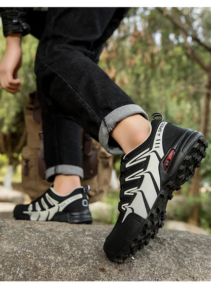 Men's Hiking Shoes Waterproof Non-slip Hiking Hiking Sports Shoes Camping Training Hunting Tactical Shoes Men's Cycling Shoes