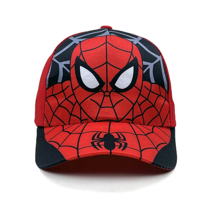 Marvel Spider-Man animefigur, basebollkeps, barnkeps med skärm, bomull/polyester, huvudbonad, solskydd för alla årstider, presenter