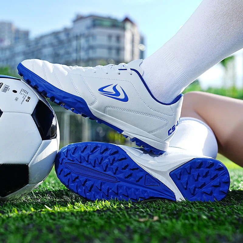 Sapatilhas de futebol de treino unissexo para adulto, tamanho grande, para jogo, interior, exterior e relvado, para jovens e estudantes, 39-45#