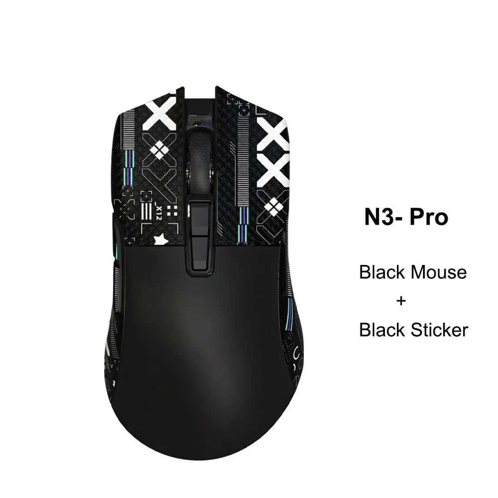 Rato Gaming Sem Fios Motospeed Darmoshark N3 Pro Bluetooth Double 8K Tri-Mode Recarregável PAW3395 64g Ergonómico para Gamer