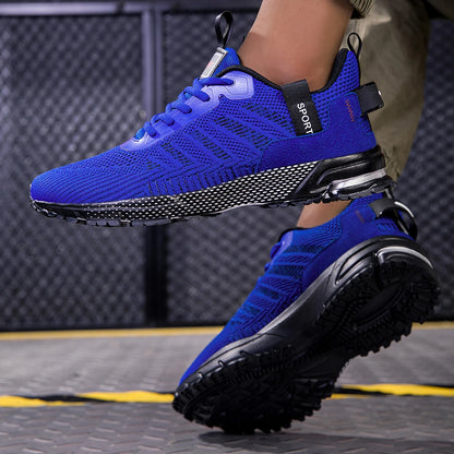 Men Running Shoes Lightweight Breathable Jogging Sport Shoes Male Lace-up Fashion Comfort Non-slip Casual Sneakers Man