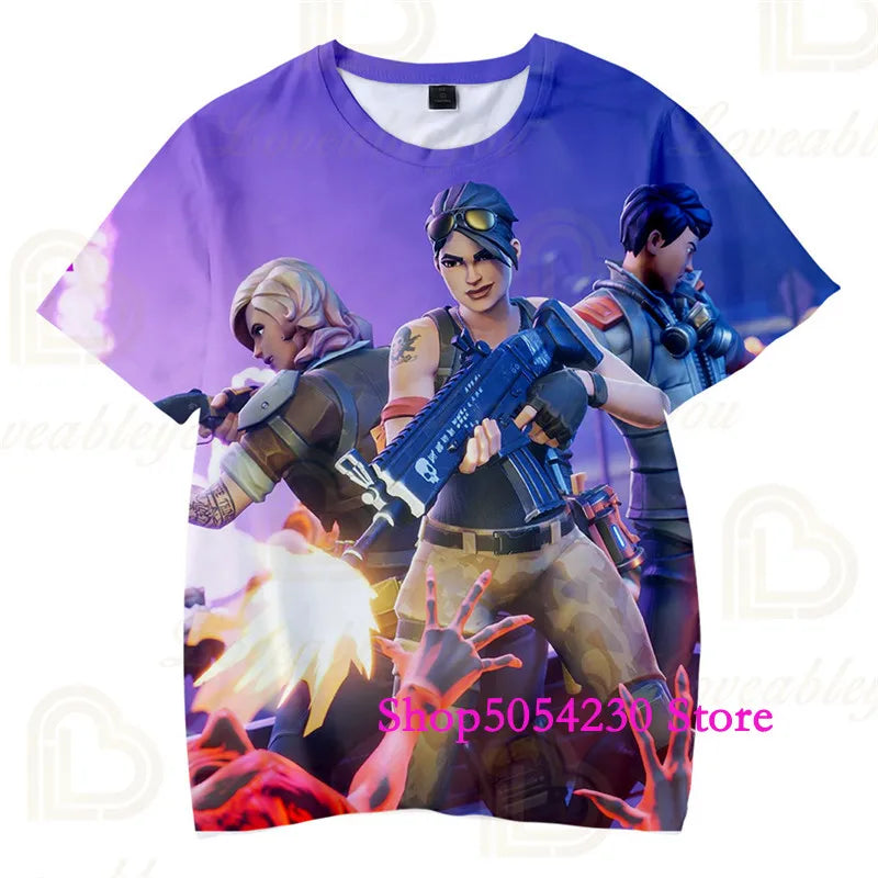 Fortnite Season 2 Boys and Kids Hoodies Cartoon Casual Sweatshirts Battle Game Heroes Print Polyester Autumn Girls Pullovers