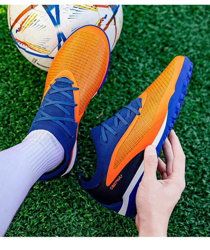 New Men Football Boots Sport Adult Long Spikes Soccer Shoes Training Outdoor Cleats Breathable Non Slip Boys Match Comfortable