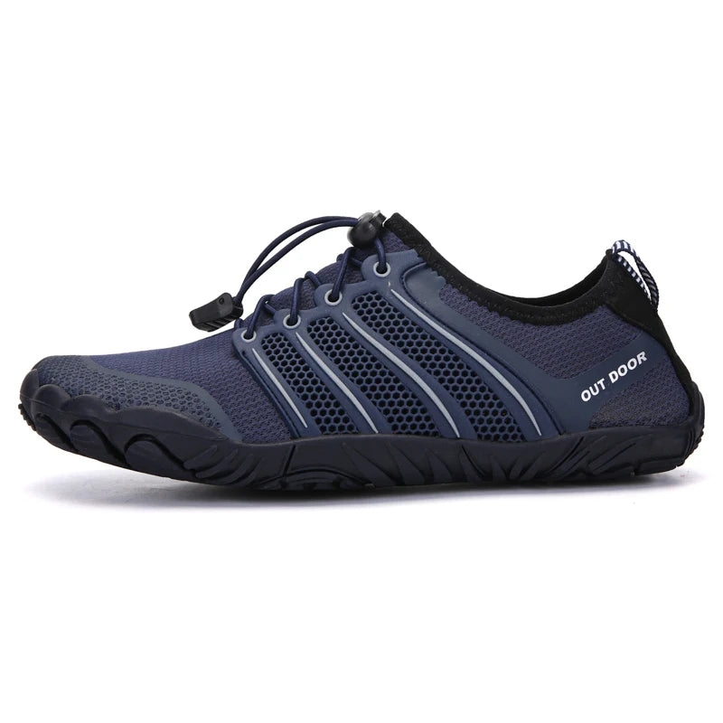 Mens Minimalist Running Cross Training Shoes Barefoot Shoes Big Toe Box Five Finger Shoes Saguaro Barefoot Pit Viper Paracord