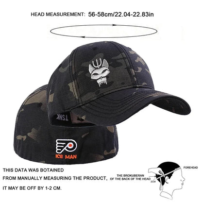 Fashion Cotton Baseball Cap Men Women Military Enthusiasts Tactical Cap Snapback Stretchable Hat Running Fishing Gorras