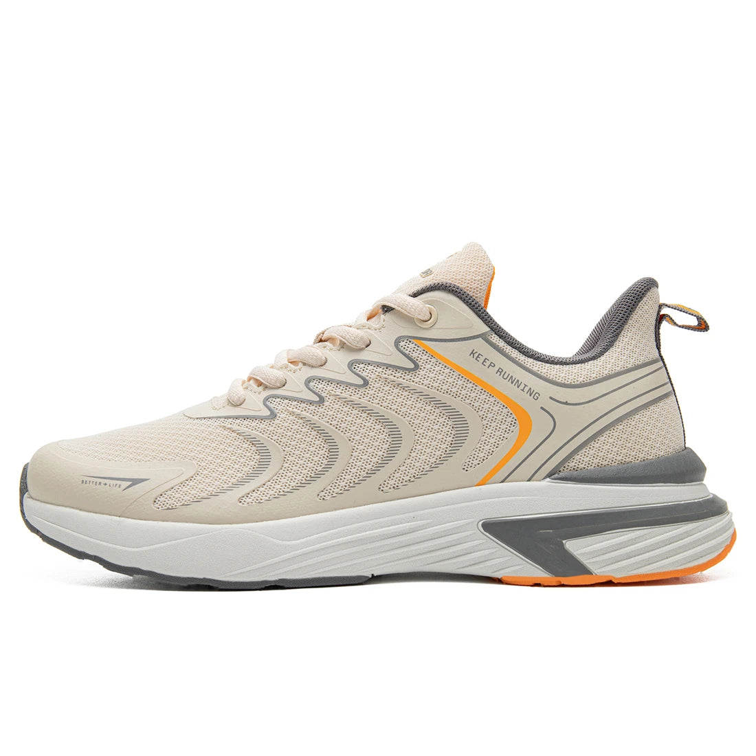 Baasploa Men's Running Shoes Casual Lightweight Mesh Breathable Sneakers Male Outdoor Non-Slip Wear-Resistant Sports Shoes
