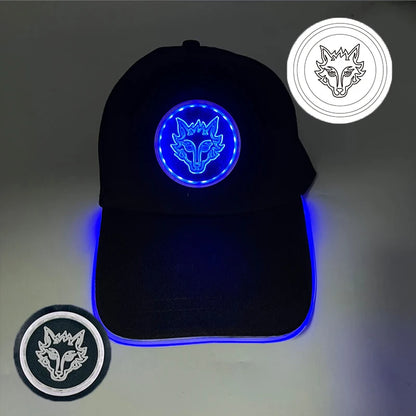Fashion Glowing Baseball Cap LED Light Up Hiphop Hat Bar Club Props Fluorescent Hat Men Women DJ Dance Supplies Costume