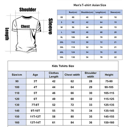 Anime Dragon Ball Son Goku 3D Print Kids T Shirt Summer Fashion Casual T-shirt Boy Girl Unisex Children's Clothing Tshirt Tops