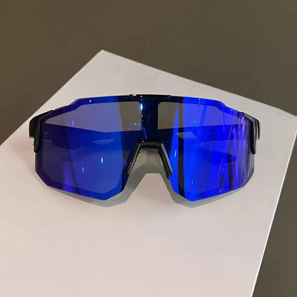 New Cycling Sunglasses Large Frame UV400 Shades UV Protection Outdoor Sports Windproof Anti-Ultraviolet Hiking Climbing Goggles