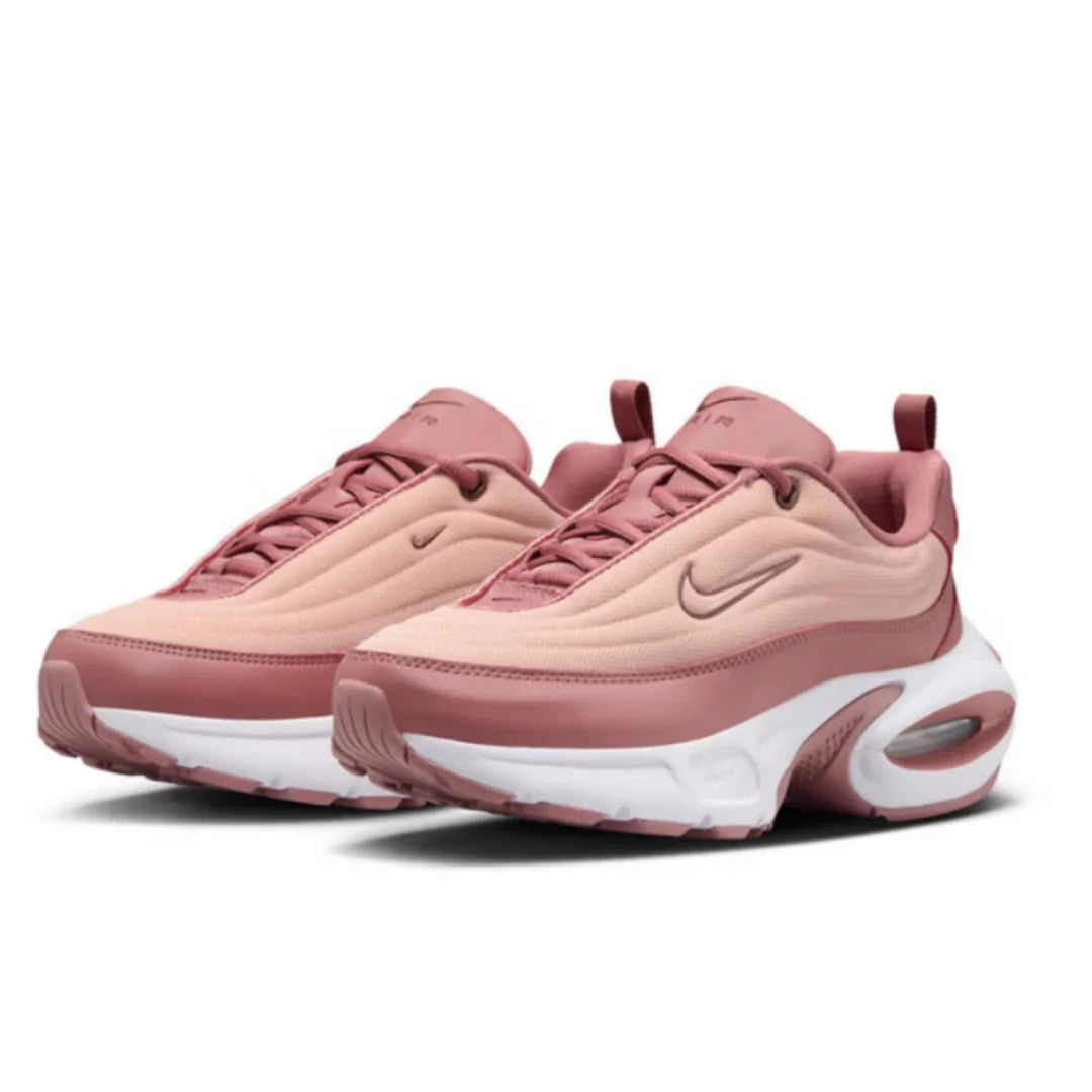 Nike's New Model with Visible Air Cushioning on the Heel, Cushioning and Rebounding, Air Max Waffle Outsole, Wear-Resistant and Practical Women's Running Shoes Hf3053-600