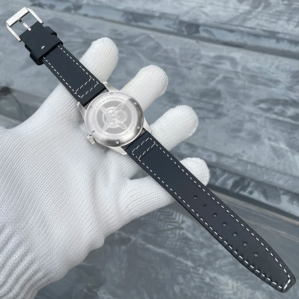 Relógio de pulso mecânico STEELFLIER Official SF792 GMT, movimento NH34, luminescência Super BGW9 C3, resistente à água até 200M, relógio de mergulho de luxo para homem