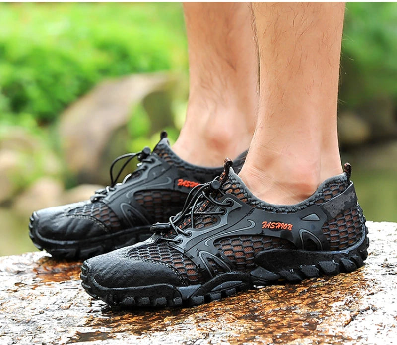 Breathable Outdoor Hiking Shoes Sports Wading Shoes Fishing Men's Shoes Summer Casual Sandals Comfortable And Breathable