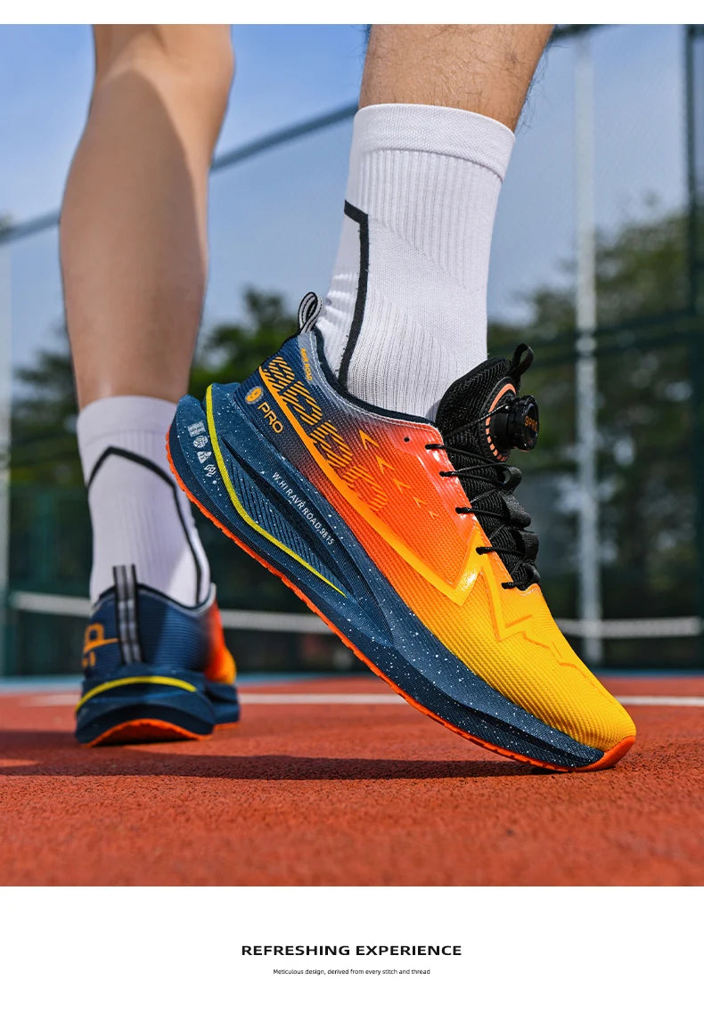 Men Running Shoes Carbon Board Speciality Sports Breathable Lightweight Women's Comfortable Athletic Nonskid Marathon Sneakers