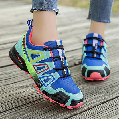 Mens Hiking Shoes Outdoor Off-road Anti Slip Leisure Mountain Camping Sneakers Unisex Comfortable Cushioning Travel Hiking Shoes