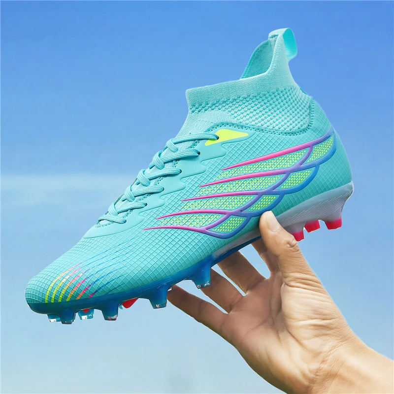 2026 Superfly FG Football Boots Outdoor Soccer Cleat Black Shoes Soft Sport Professional Shoes Breathable Comfortable Boots Plus
