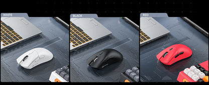 ATTACK SHARK R1 trostruki gaming miš, PixArt PAW3311 senzor, 18000 DPI, 1000hz, 59g, ultralagan za velike ruke, za PC/Mac