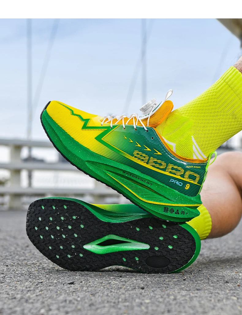 Men Running Shoes Carbon Board Speciality Sports Breathable Lightweight Women's Comfortable Athletic Nonskid Marathon Sneakers