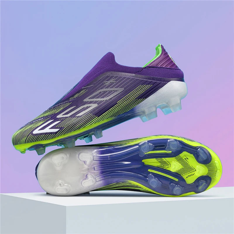 New Men's Football Boots Turf Soccer Shoes Sport Ultralight Comfortable Cleats Futsal Non Slip Fg Grass Indoor Adult Non-Slip