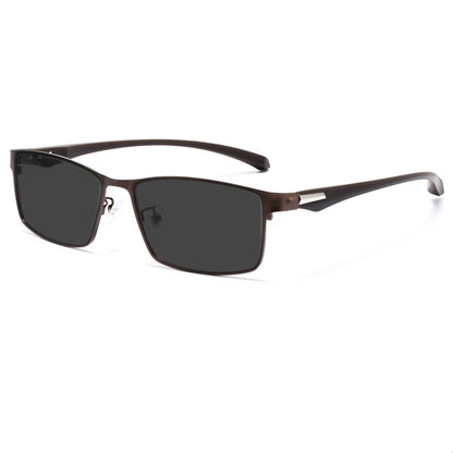 LOERHUNAR Brand Design for Men's Retro Business Myopia Sunglasses with Diopter 0 -0.75 -1.0  -1.5 -1.75 -2.0 -2.5 -3.0 to -6.0
