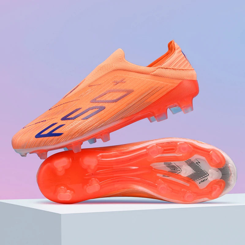 New Men Soccer Shoes Outdoor Anti-Slippery Youth Sports Shoes Ultralight Turf Comfortable Football Boots