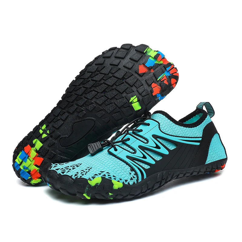 Men's Trail Running Shoes, Lightweight Athletic Zero Drop Barefoot Shoes Non Slip Outdoor Walking Minimalist Shoes for Women