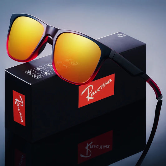 Fashion Sun Glasses Square Polarized Sunglasses man Driving Fishing Luxury Brand Designer UV400 Eyewear