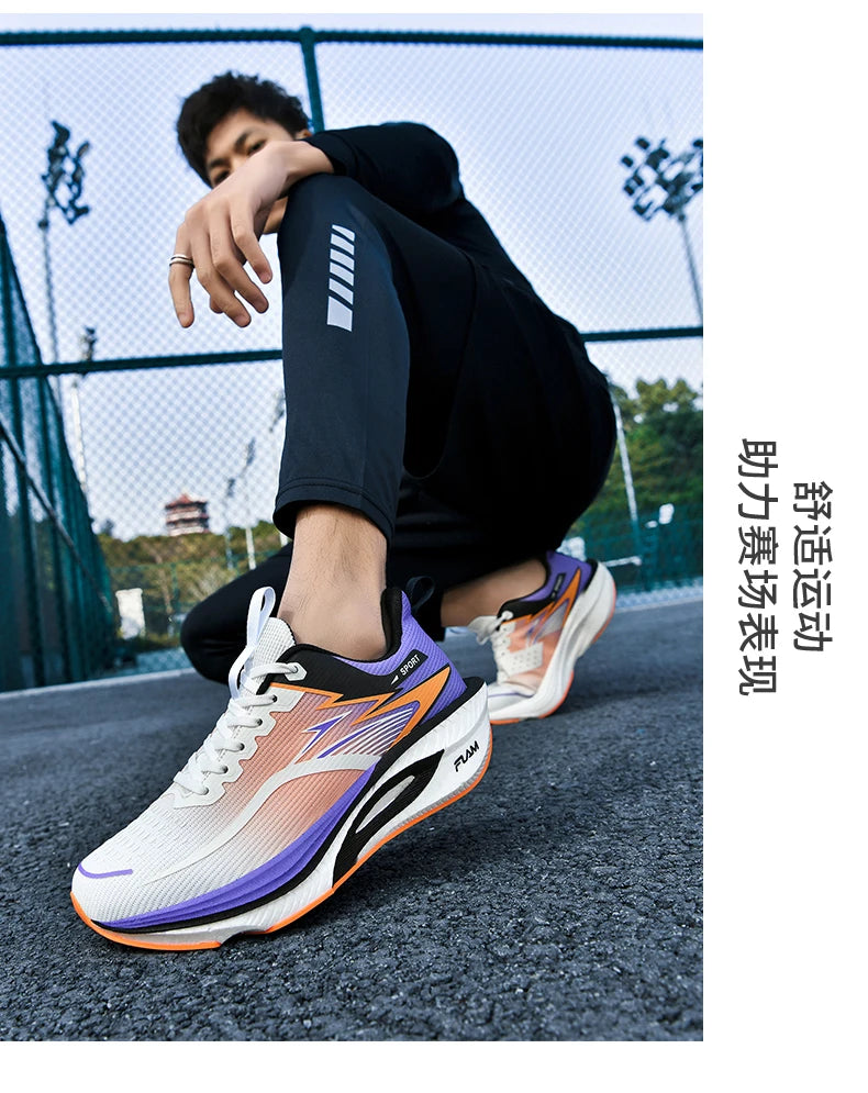 Sports Running Shoes Men Sneakers Marathon Breathable Comfortable Brand Trend Women Athletic Trainer Outdoor Sneakers AirCushion