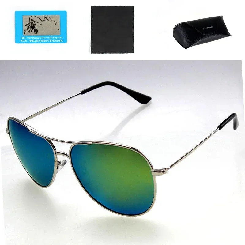 Sunmmer Polarized Sun Glasses Men Women Fashion Luxury Pilot Sunglasses Male UV400 Sunlight Proof Eyewear Female Versatile 3026