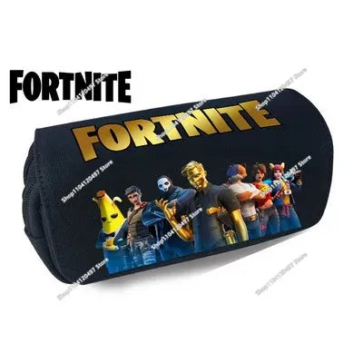 Anime Pencil Bag Kawaii Fortnite Pencil Case Large Capacity Waterproof Handheld Cosplay Pencil Pouch Office Stationary Gift Toy