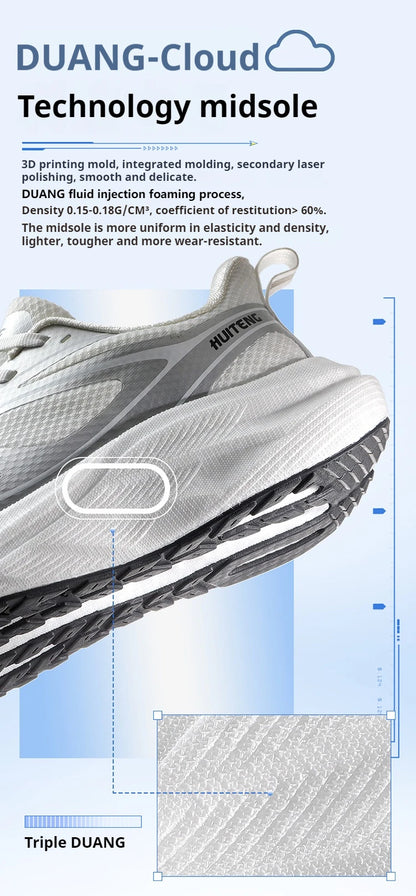 New Men's Running  Shoes Slow Running Shock-Absorbing Wear-Resistant Lightweight Fitness SportsShoes 8055