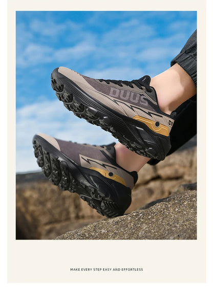 Men's Off-Road Running Shoes Spring and Summer Outdoor Power Grip Sports Shoes Breathable Trail Running Shoes for Women