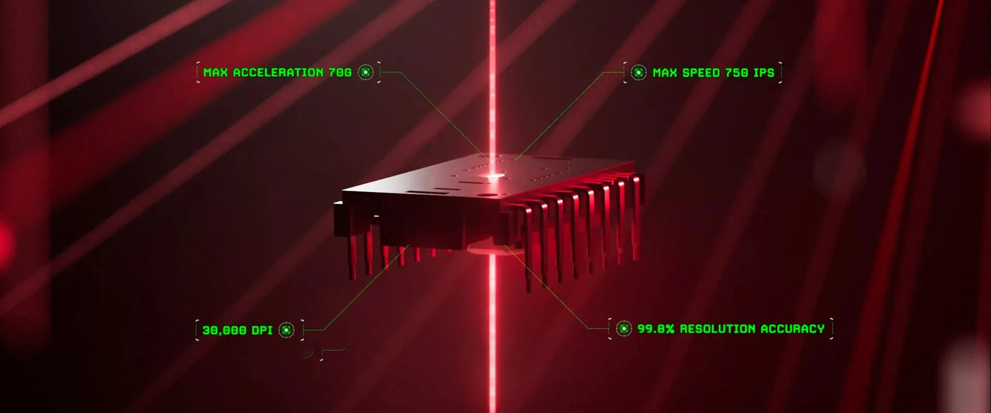 Rato Gaming Esports Sem Fios Razer Viper V3 HyperSpeed, Sensor Ótico 30K DPI, Switches Mecânicos Gen-2, 8 Controlos Programáveis