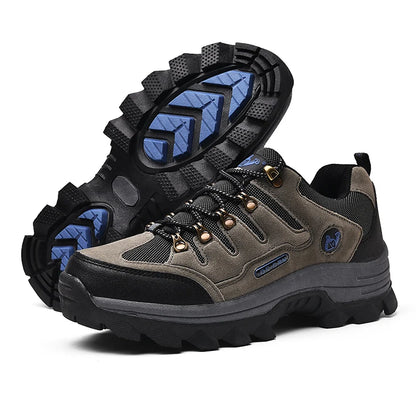 Winter Casual Shoes Men Leather Comfortable Walking Shoes Autumn Classic Outdoor Sneakers Women High Top Hiking Sneakers Lace Up