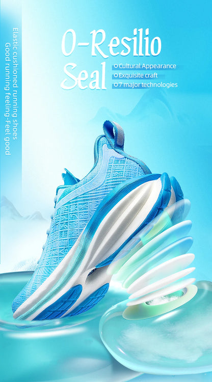 ONEMIX Chinese Sports Shoes New Shock-absorbent Men Running Shoes Non-slip Breathable Lightweight Outdoor Women Sneaker