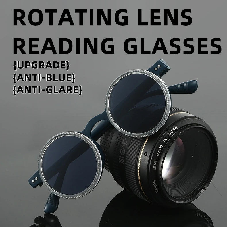 360° Rotating Adjustable Sunglasses Round Frame Polarized Sunglasses Outdoor UV Resistant Sunglasses Protective Glasses