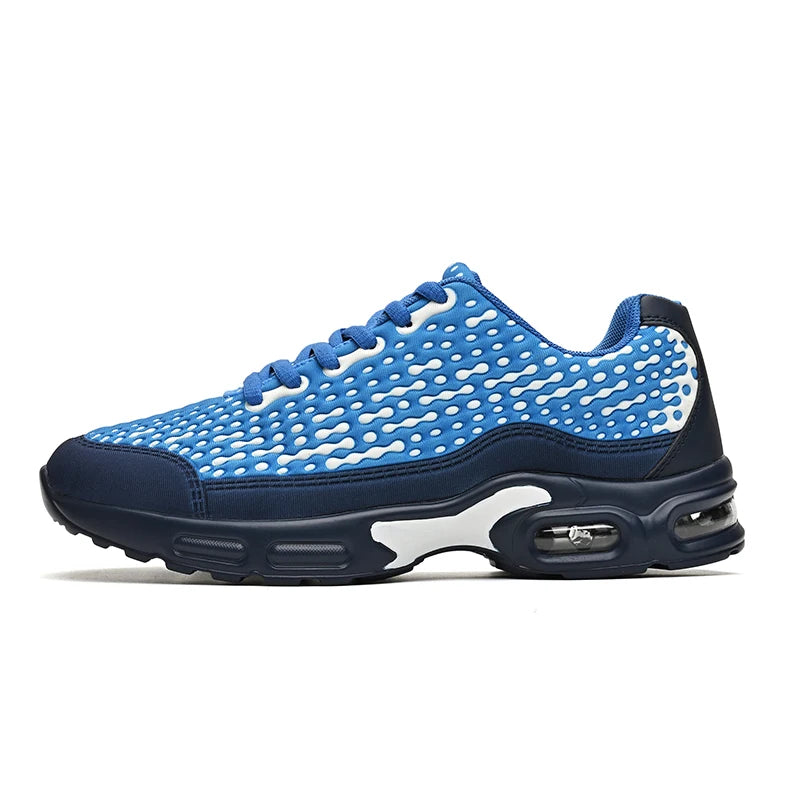 Men Sports Shoes Lightweight Rebound Soft Sole Fashionable Mesh Breathable Youth Outdoor Running Fitness Training Shoes for Men