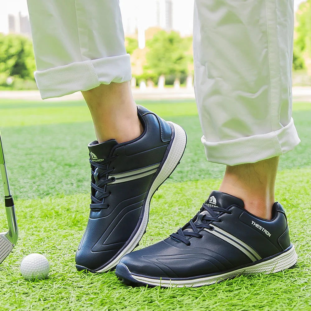 Waterproof Men's Golf Shoes Professional Lightweight Golfer Footwear Outdoor Golfing Sport Trainers Athletic Sneakers Brand