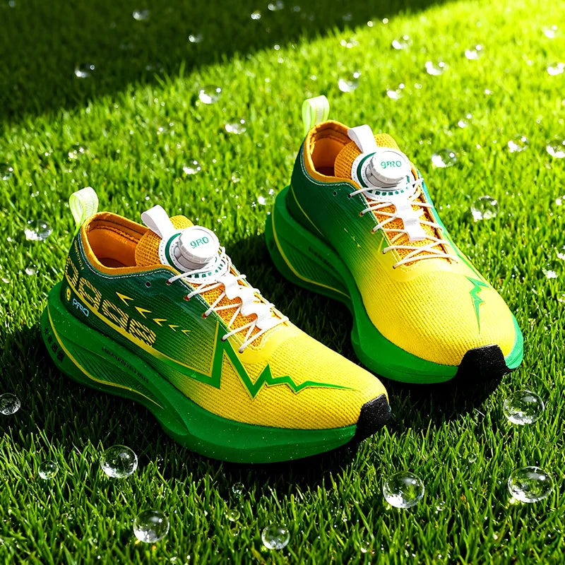 Men Running Shoes Carbon Board Speciality Sports Breathable Lightweight Women's Comfortable Athletic Nonskid Marathon Sneakers