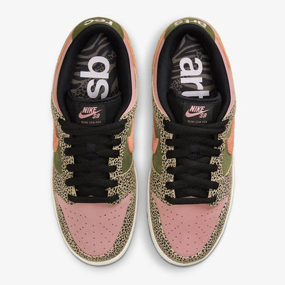 Nike Authentic Dunk Low heren- en dames-sneakers van leer met patchwork, retro en klassiek, IH3211-200
