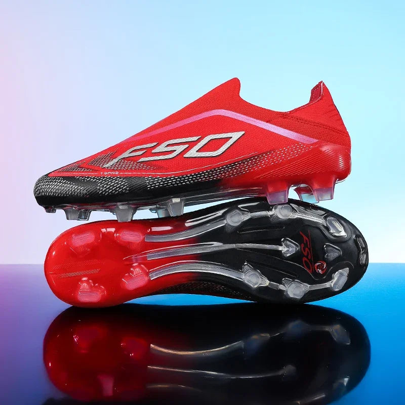 New High Quality Men Football Shoes Anti-Slip Soccer Cleats Breathable Training Sneakers Durable Wear Resistant Outdoor