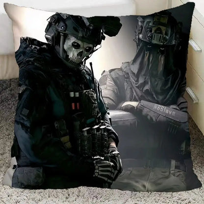 Anime Call of Duty Ghost Keegan Konig Cosplay 45CM Throw Pillows Soft Waist Sofa Cushion Throw Bedroom Pillows