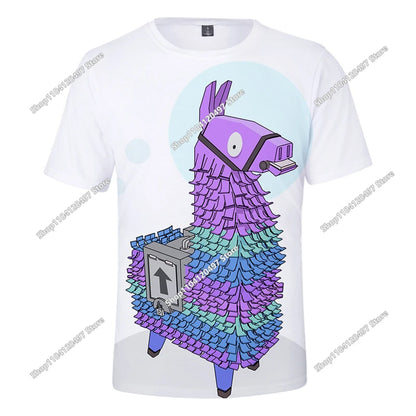 Fortnite T-Shirt Men Shoot Game Battle Hero T-shirt Victory Royale Clothing Young Children T-shirts for Boys Girls Ages 2-14