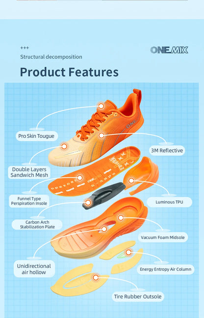 ONEMIX New Cushioned Running Shoes women Fall Winter Heavy Runners Lace-up Women Jump Rope Dance Non-slip Outdoor Sneakers